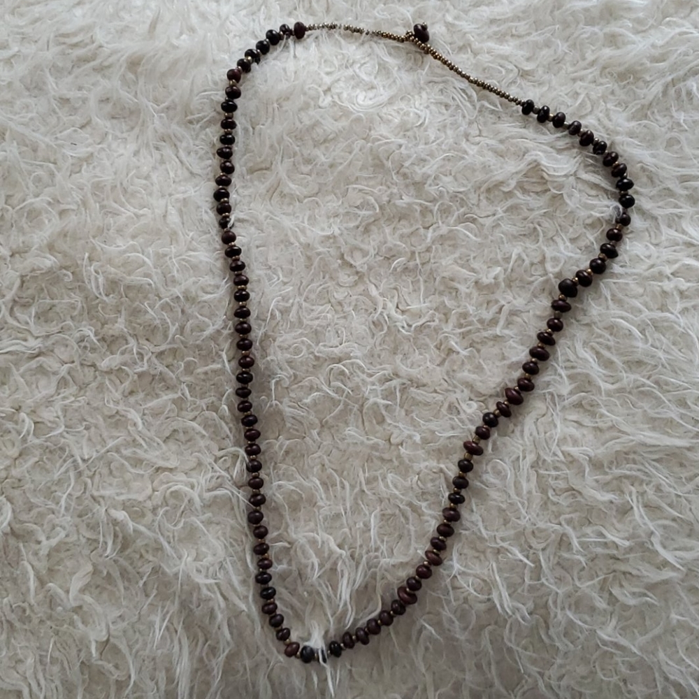 Wooden Beaded Necklace